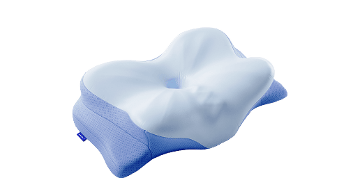 Derila Ergo white butterfly-shaped contoured pillow